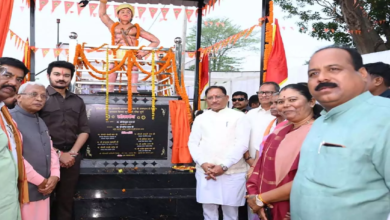 CG : 150वीं जयंती वर्ष पर डोंडराही में भगवान बिरसा मुंडा की प्रतिमा का अनावरण …