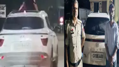 CG : स्टंटबाजी का वीडियो वायरल, कार जब्त…